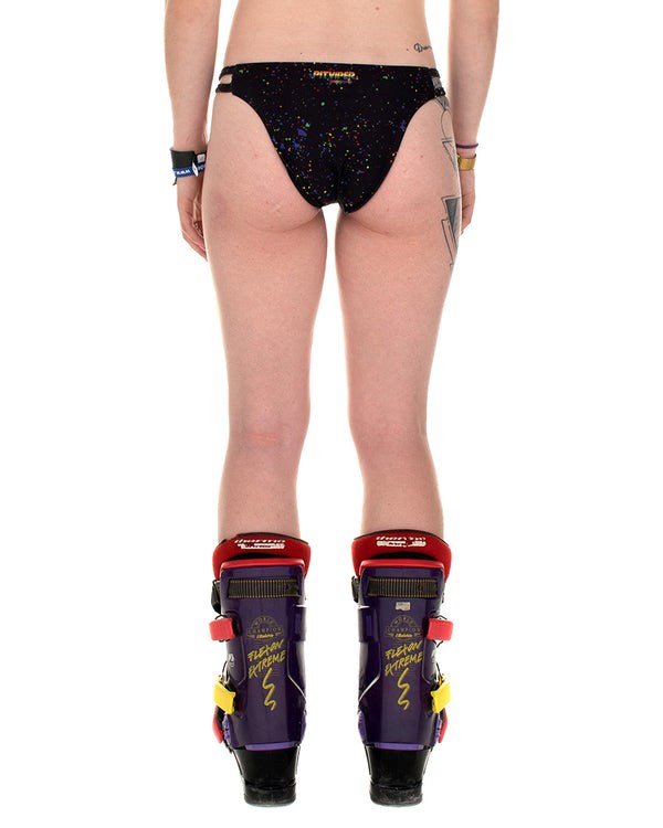 Black Pit Viper Rollerdome Bikini Underwear | 0429678-AH