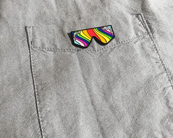 Colorful Pit Viper Pride Pin Accessories | 4958761-VE