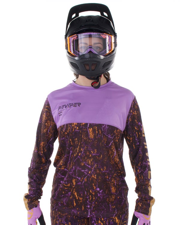 Purple Pit Viper High Speed Off Road II - Long Sleeve Jersey | 4837561-FA