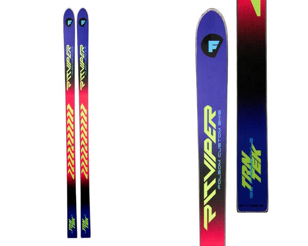 Yellow / Black / Blue Pit Viper Pit Viper X Folsom Skis TRN TEK 186 Freestyle Ski Board | 0941826-XU