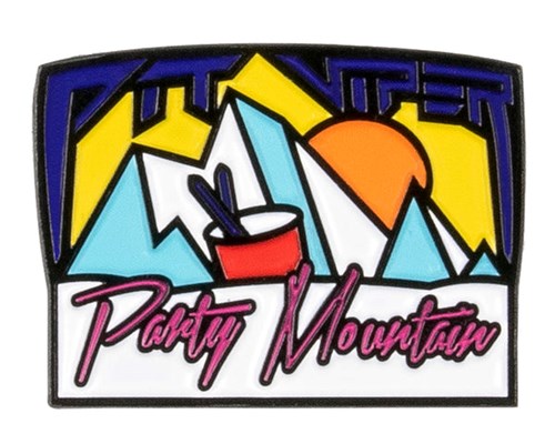 Black / White Pit Viper Party Mountain Pin Accessories | 4865170-TA