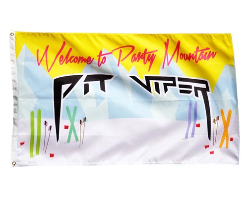 Colorful Pit Viper Party Mountain Flag Accessories | 1273956-IZ